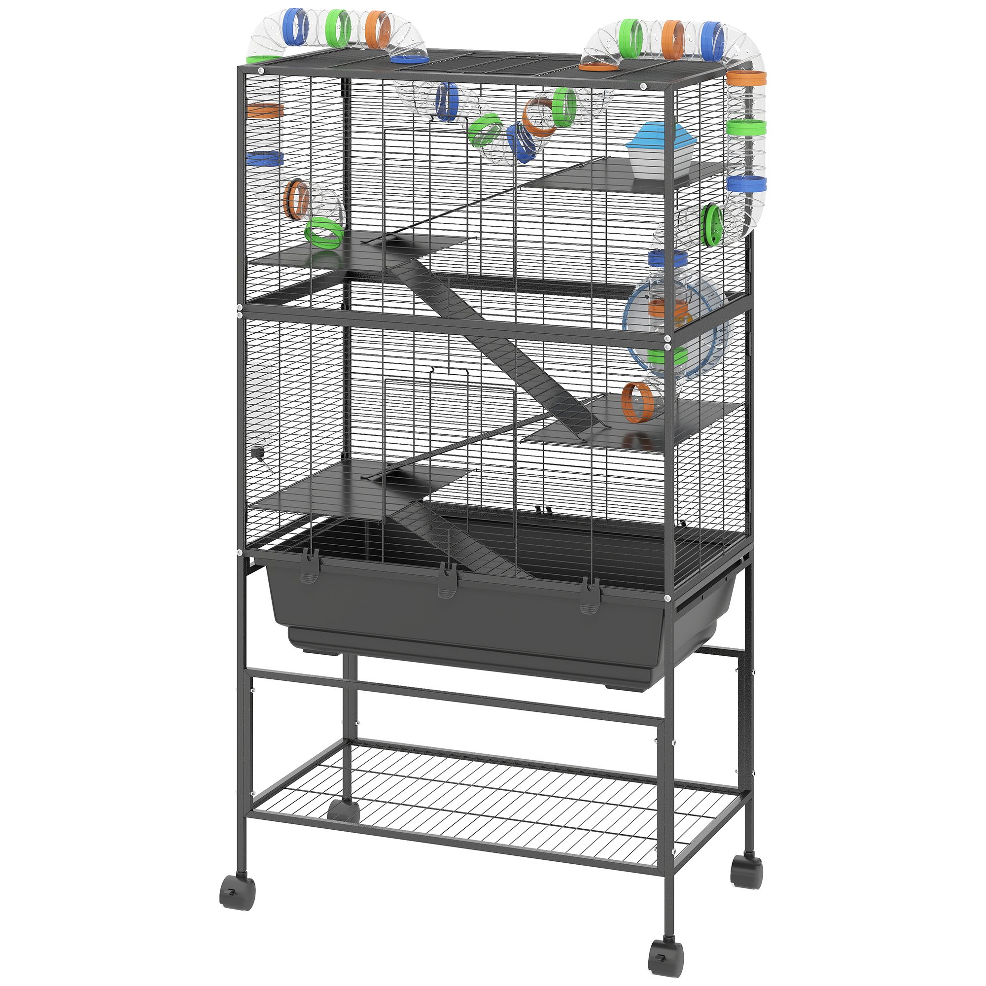 Photo inspiration: Deep Hamster Cage Storage Reference: 5 Tier Hamster Cage Rolling Rat Cage With Deep Tray