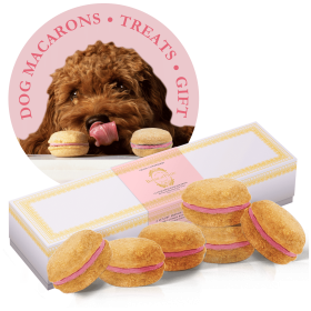 Dog Macarons - Count of 6 (Dog Treats | Dog Gifts)